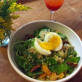 Gluten-free egg bowl from Le Pain Quotidien